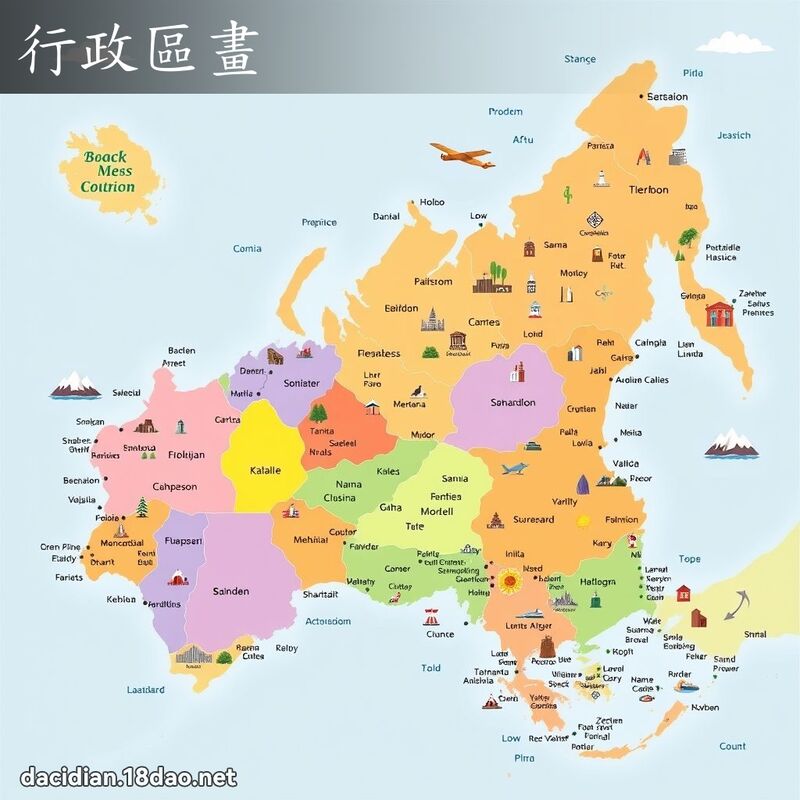 行政區畫 - 國語大辭典配圖