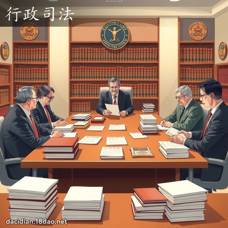 行政司法 - 國語大辭典配圖