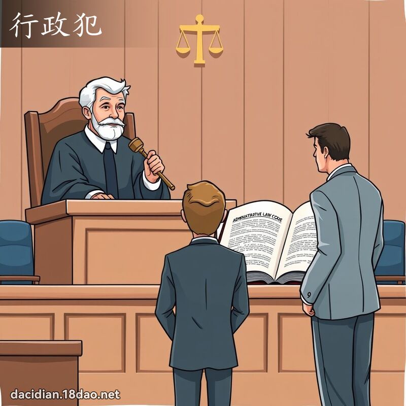 行政犯 - 國語大辭典配圖