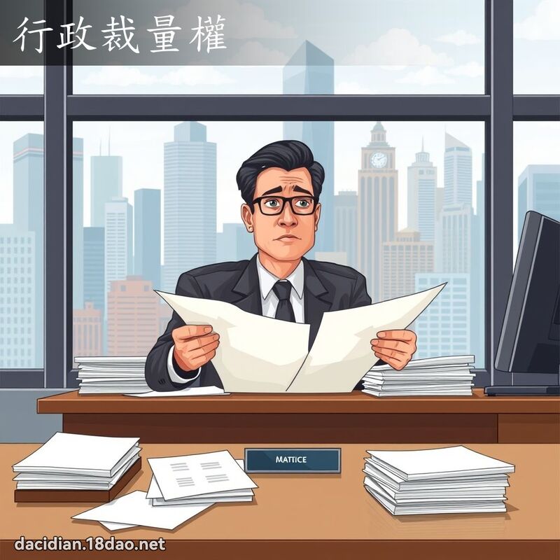 行政裁量权 - 国语大辞典配图