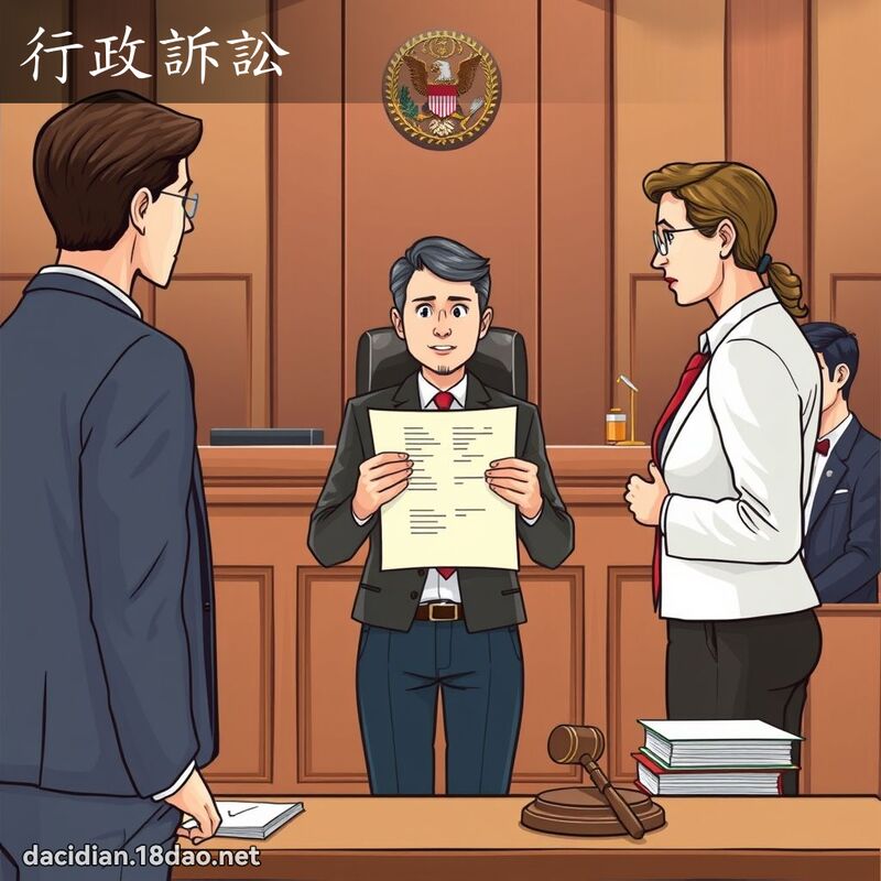 行政訴訟 - 國語大辭典配圖