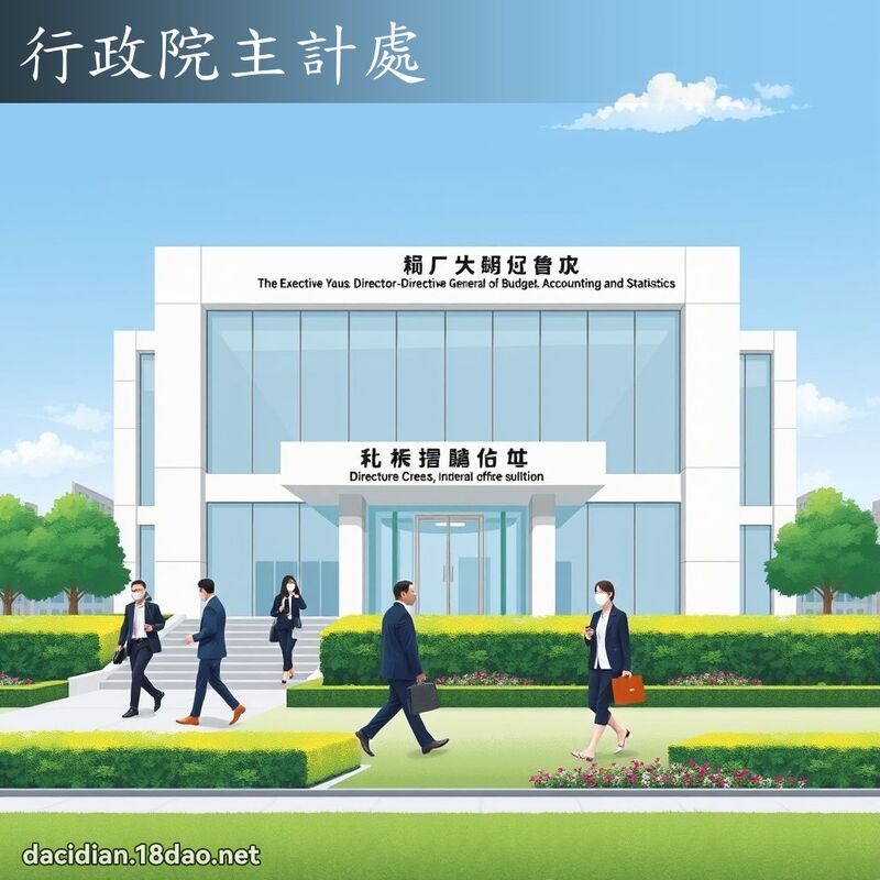 行政院主計處 - 國語大辭典配圖