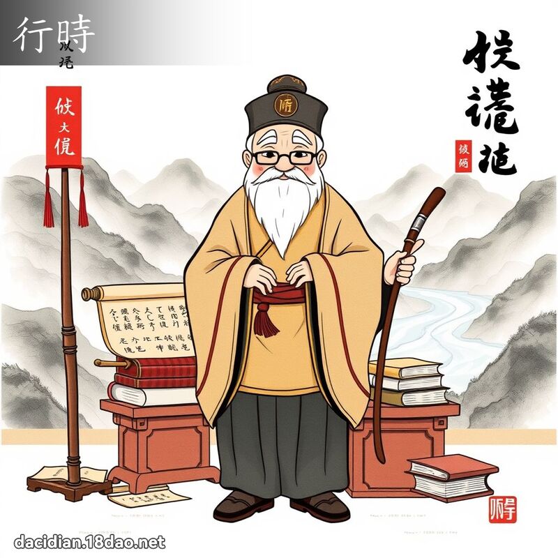 行時 - 國語大辭典配圖