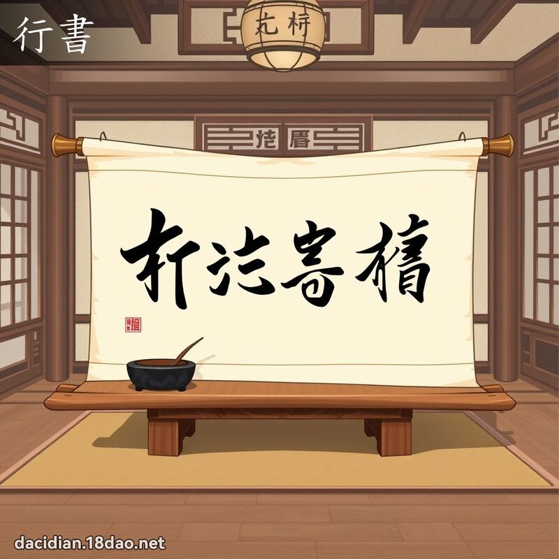 行書 - 國語大辭典配圖