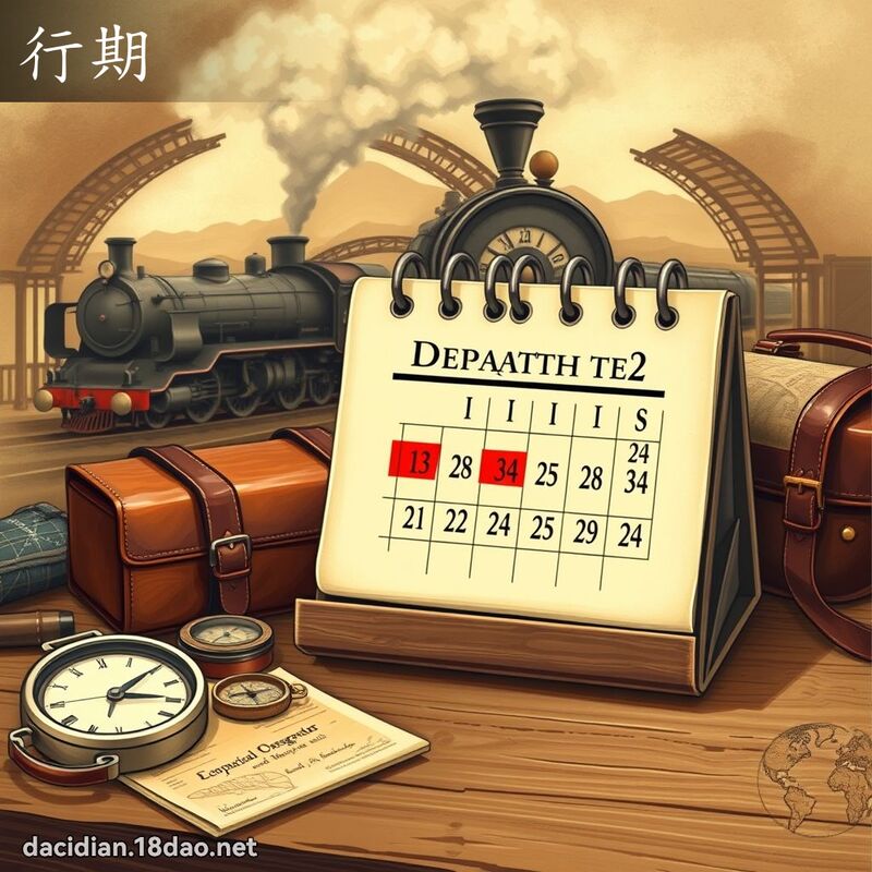 行期 - 國語大辭典配圖
