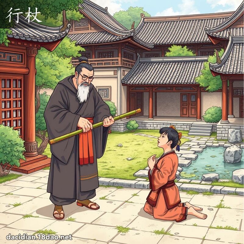 行杖 - 國語大辭典配圖