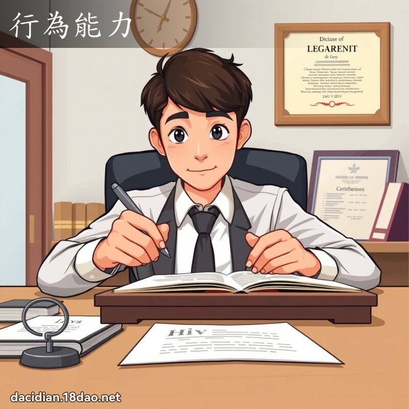 行為能力 - 國語大辭典配圖