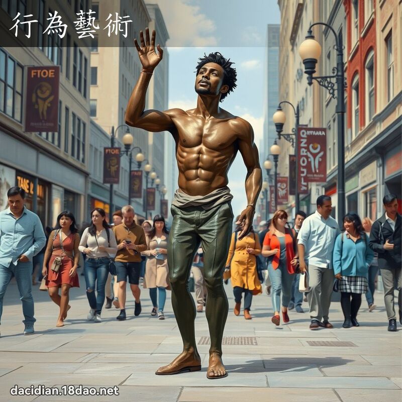 行為藝術 - 國語大辭典配圖