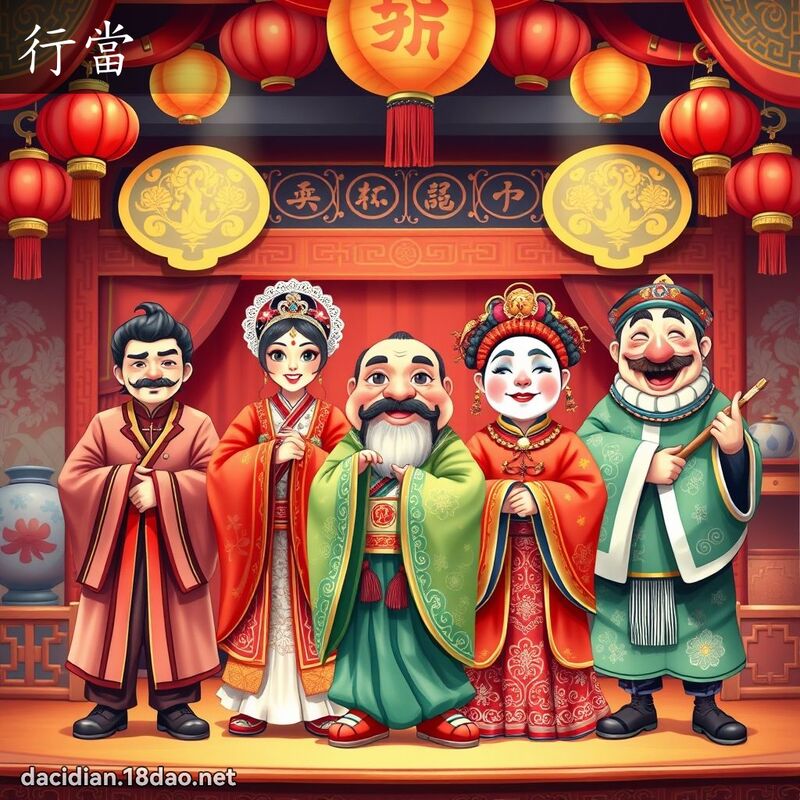 行当 - 国语大辞典配图