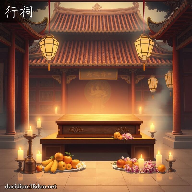 行祠 - 国语大辞典配图