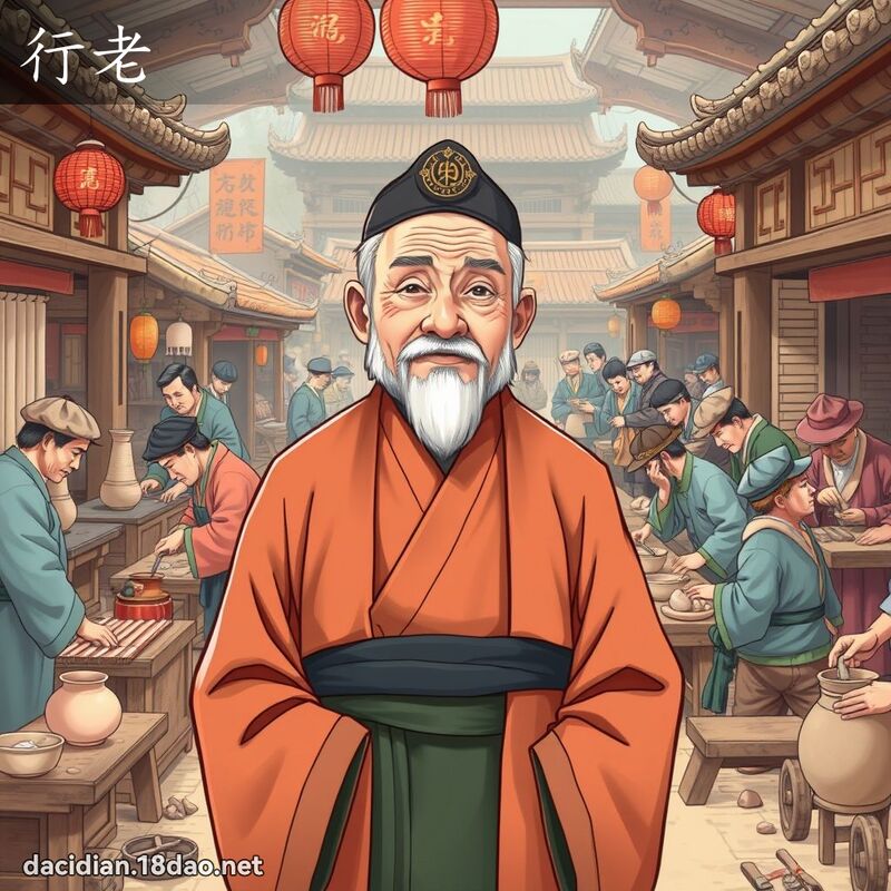 行老 - 国语大辞典配图