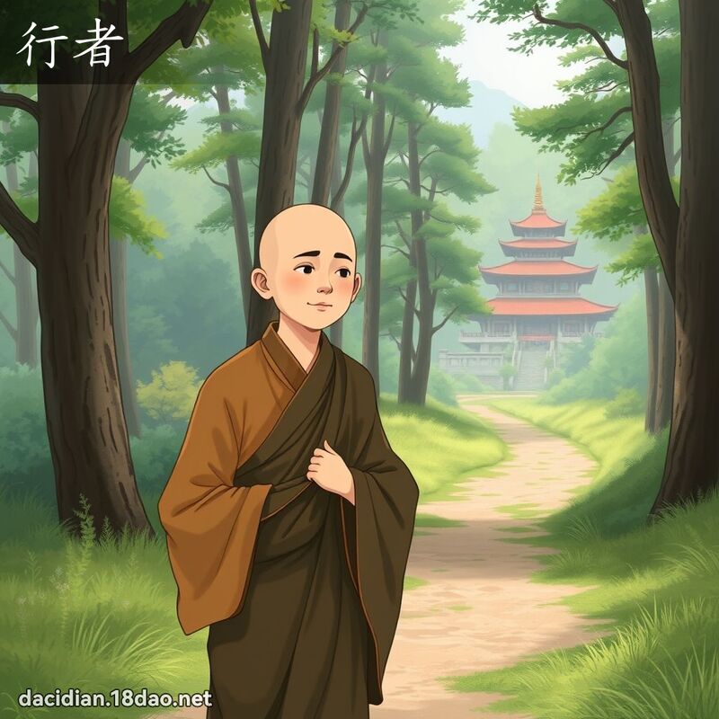 行者 - 國語大辭典配圖