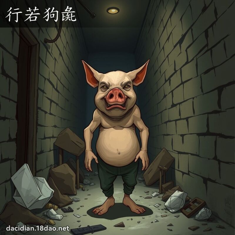 行若狗彘 - 國語大辭典配圖