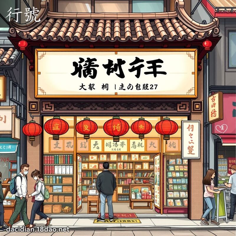 行號 - 國語大辭典配圖