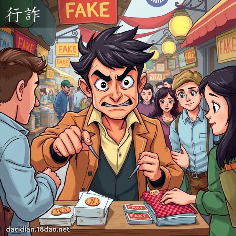 行詐 - 國語大辭典配圖