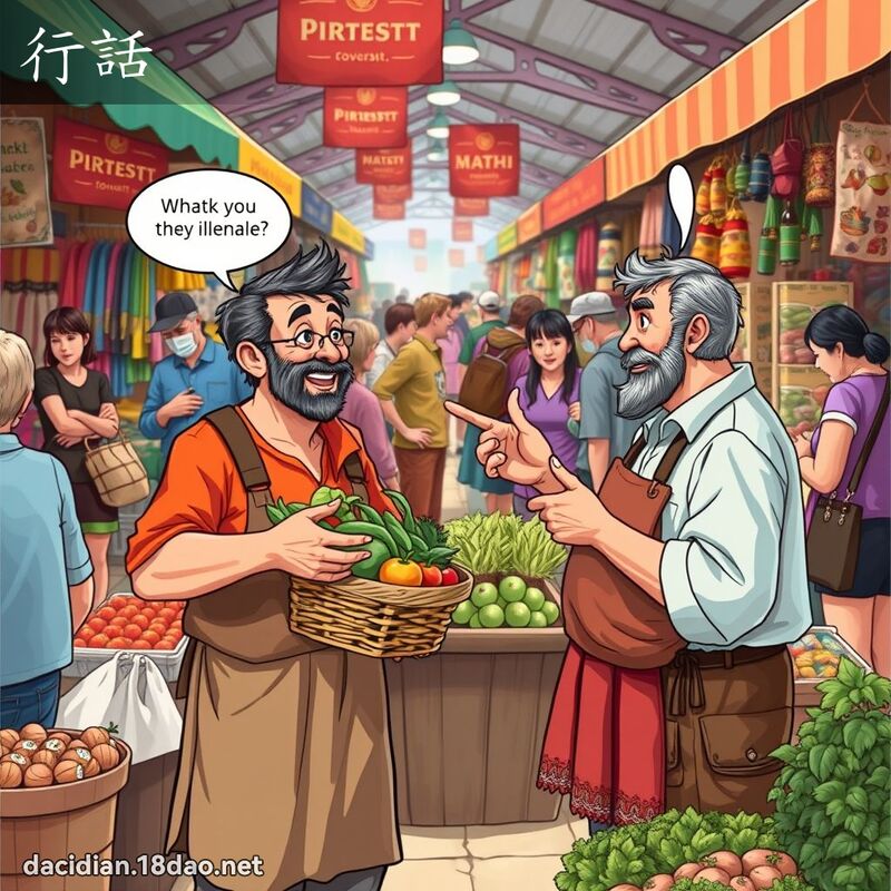 行話 - 國語大辭典配圖