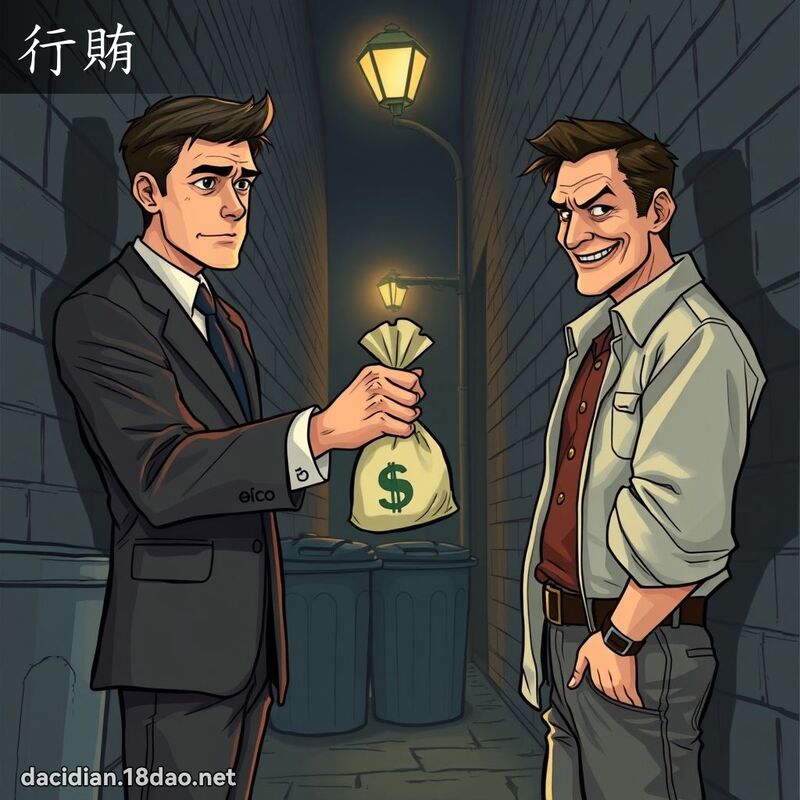 行賄 - 國語大辭典配圖