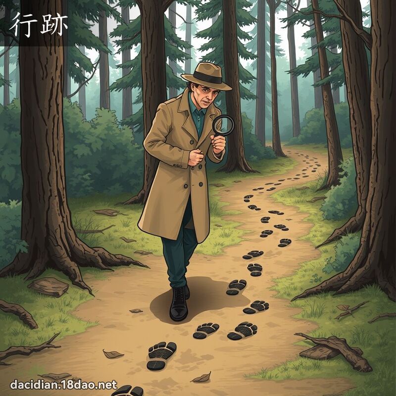 行跡 - 國語大辭典配圖