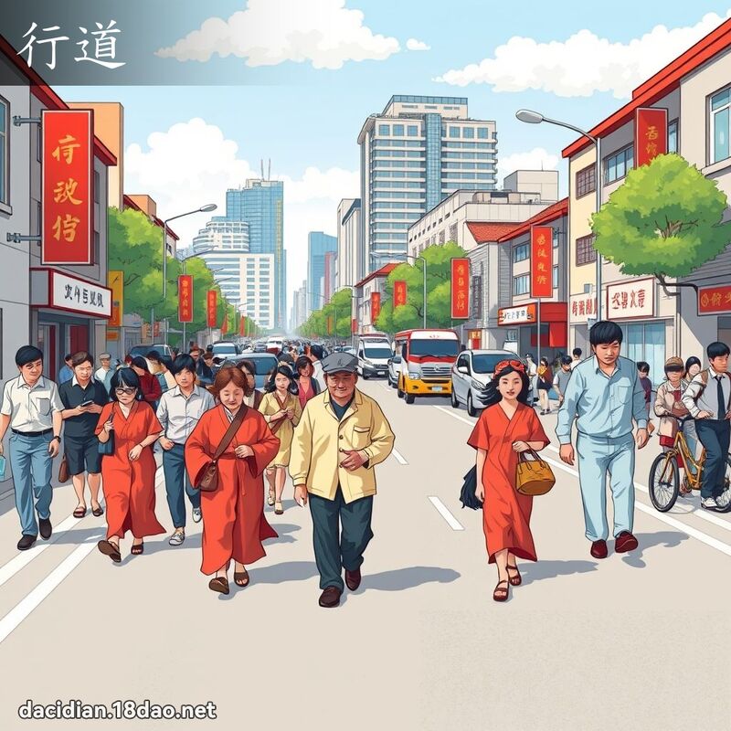 詞語: 行道 (多意詞)