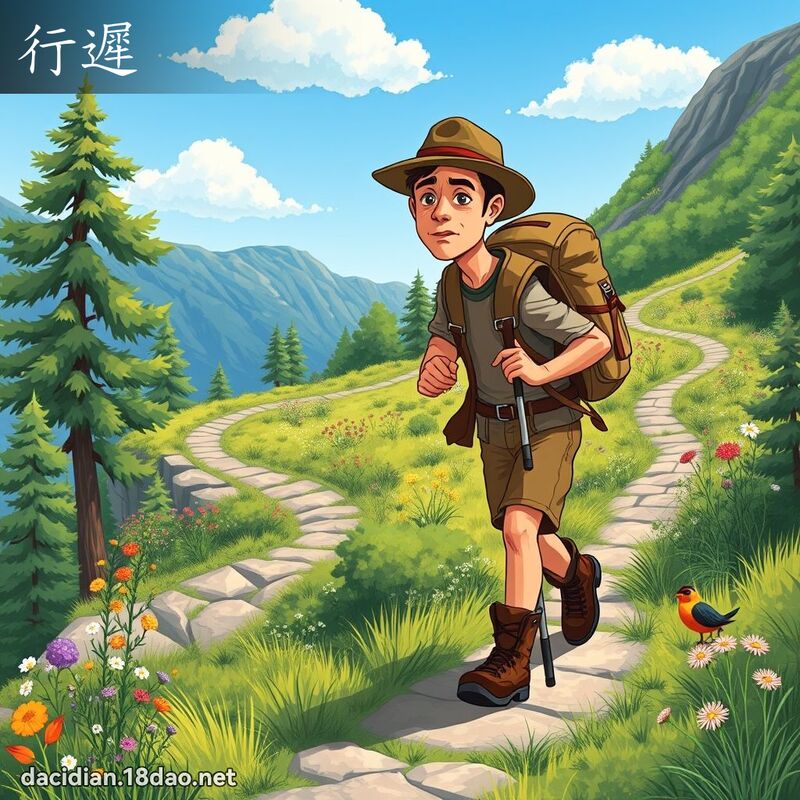 行迟 - 国语大辞典配图