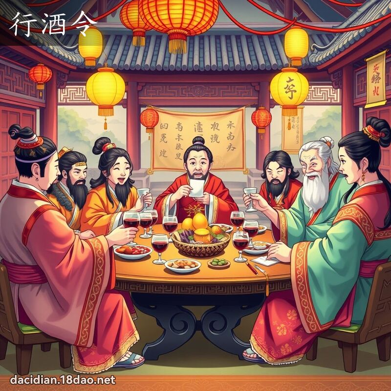 行酒令 - 國語大辭典配圖