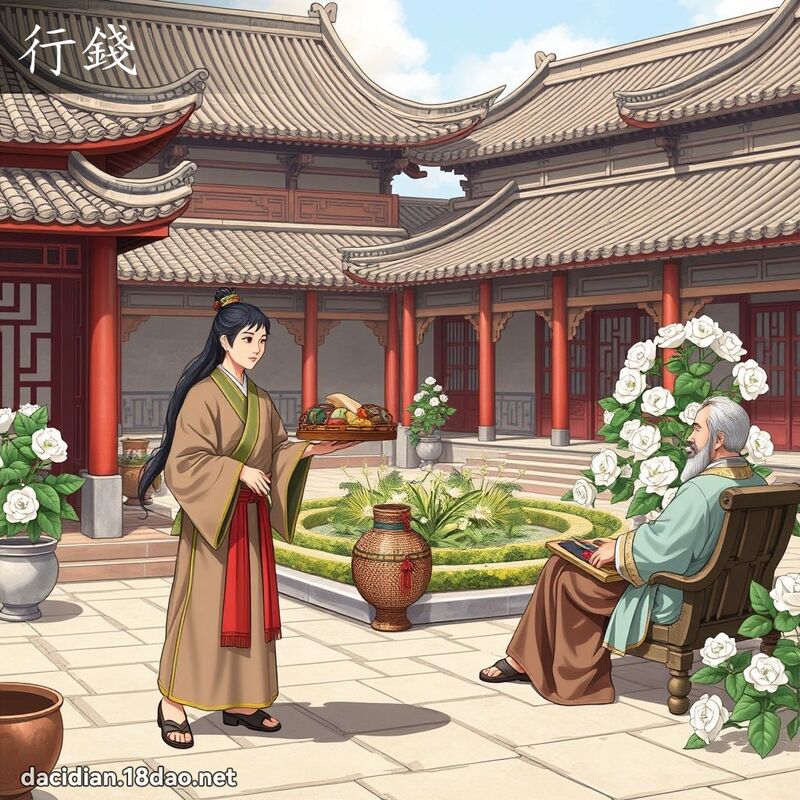 行錢 - 國語大辭典配圖