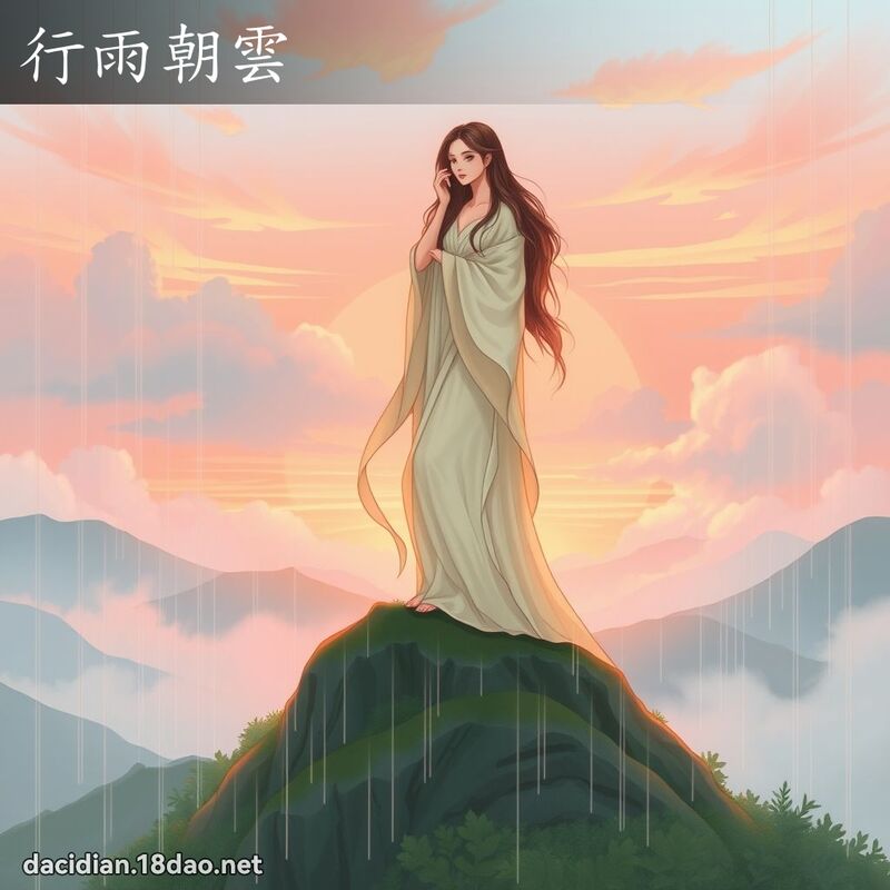 行雨朝云 - 国语大辞典配图
