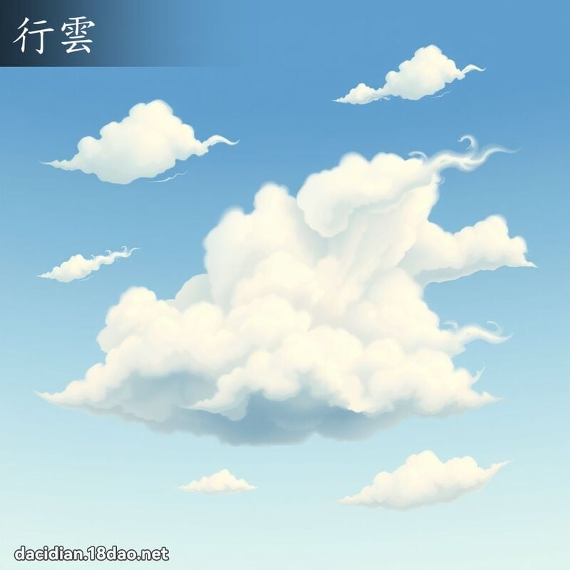 行云 - 国语大辞典配图