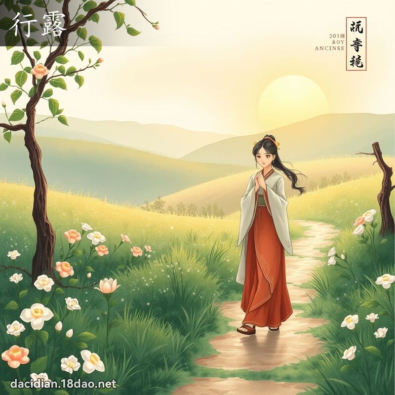 詞語: 行露 (多意詞)