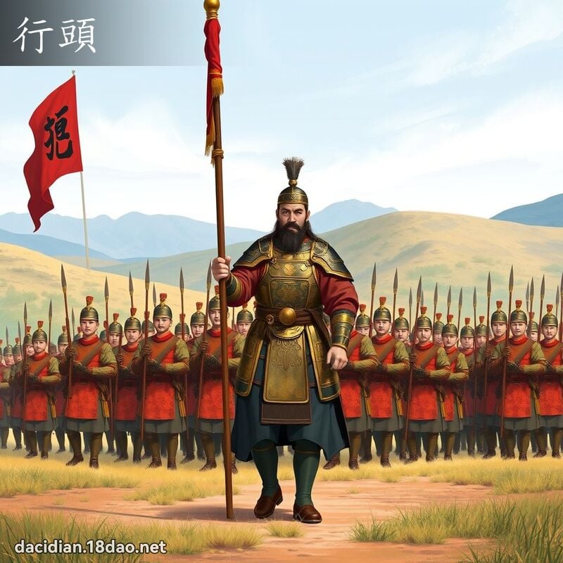 词语: 行头 (多意词)