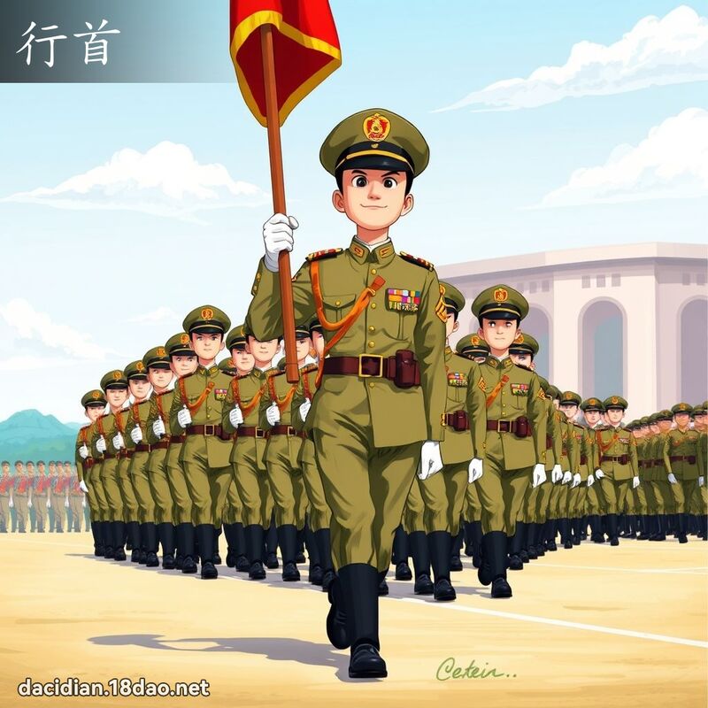 行首 - 國語大辭典配圖
