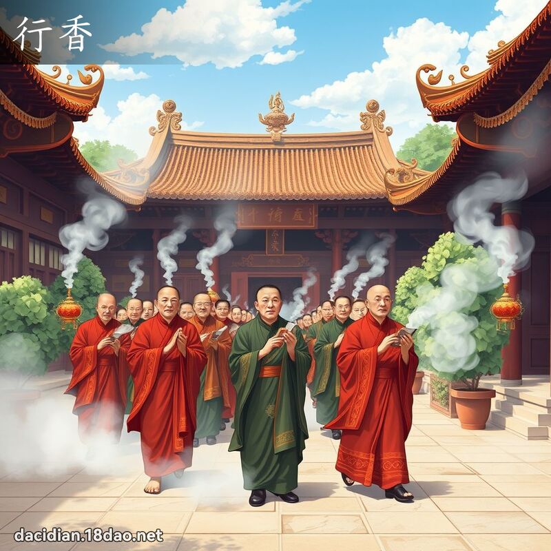 行香 - 国语大辞典配图