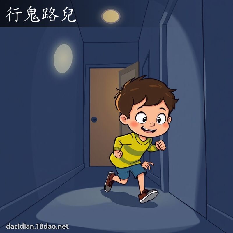 行鬼路儿 - 国语大辞典配图