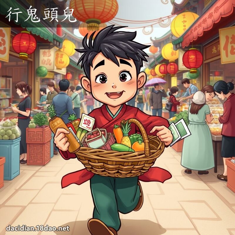 行鬼頭兒 - 國語大辭典配圖