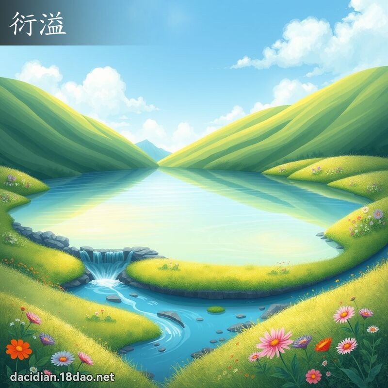 衍溢 - 國語大辭典配圖