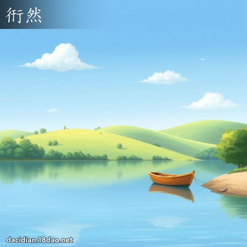 衎然 - 國語大辭典配圖