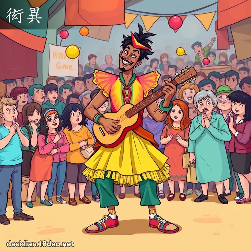 衒异 - 国语大辞典配图