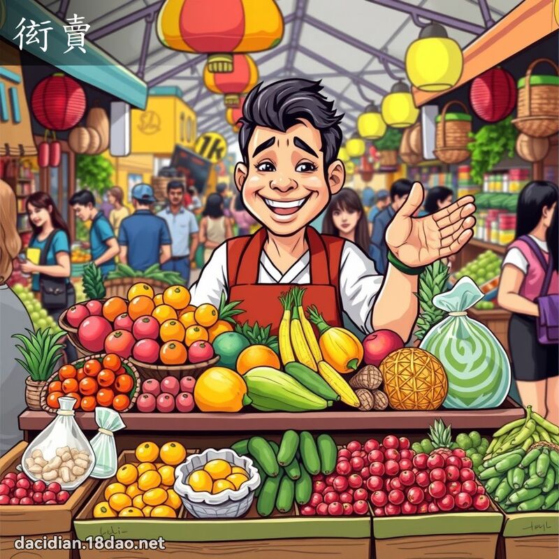 衒卖 - 国语大辞典配图