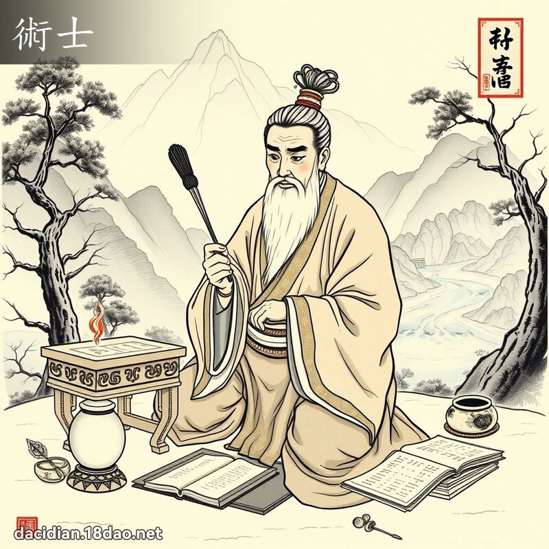 术士 - 国语大辞典配图