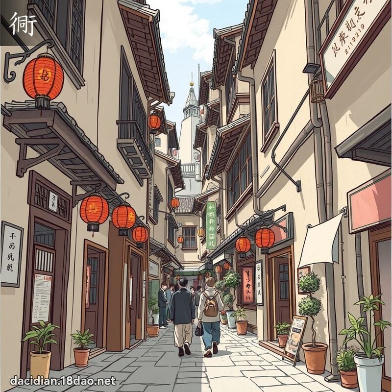 衕 - 国语大辞典配图