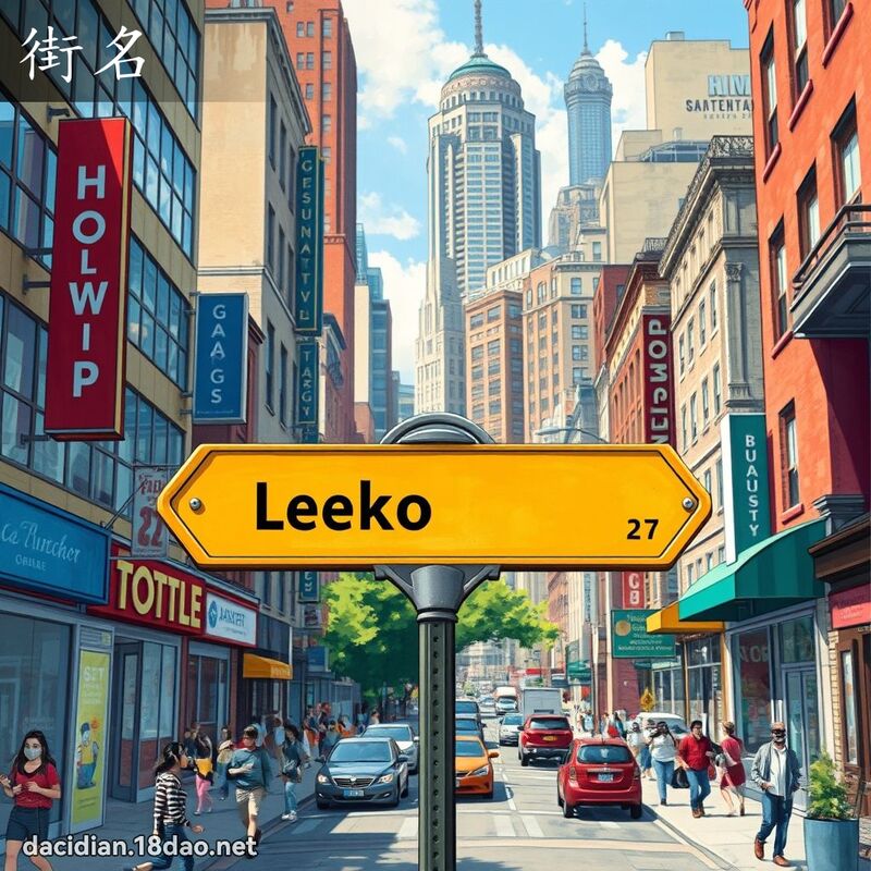 街名 - 国语大辞典配图