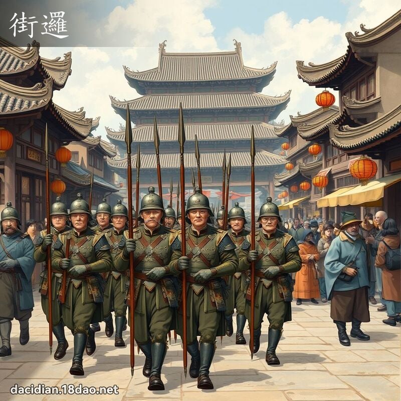 街邏 - 國語大辭典配圖