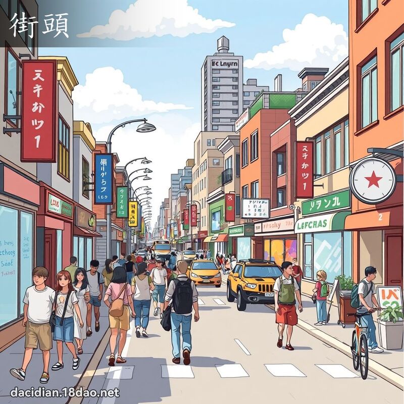 街头 - 国语大辞典配图