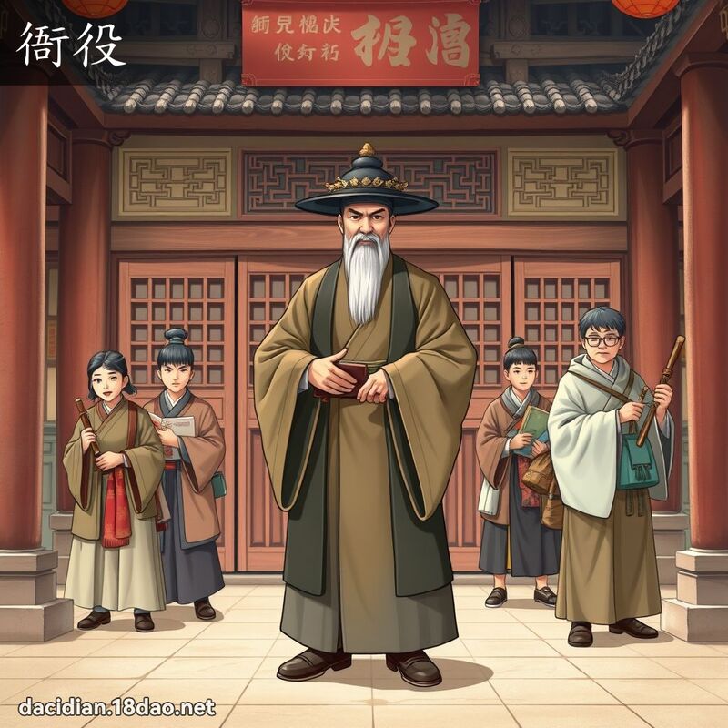 衙役 - 国语大辞典配图