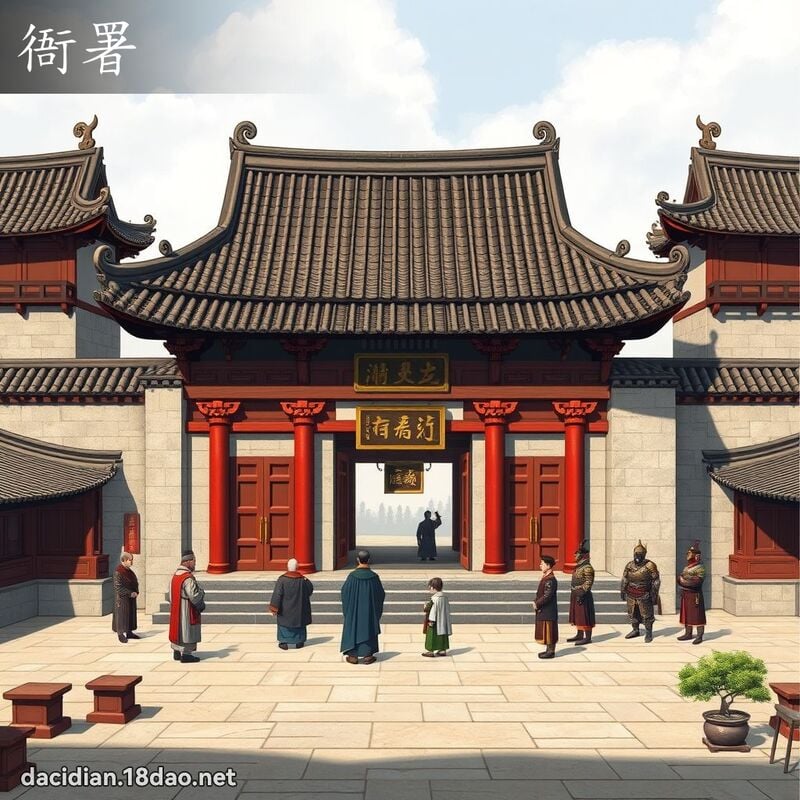 衙署 - 国语大辞典配图