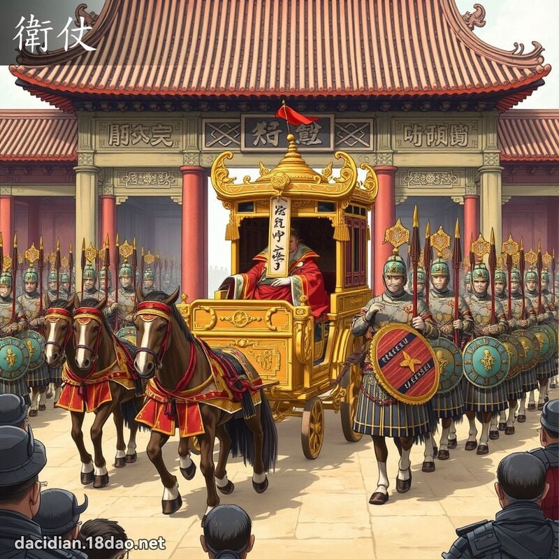 衛仗 - 國語大辭典配圖