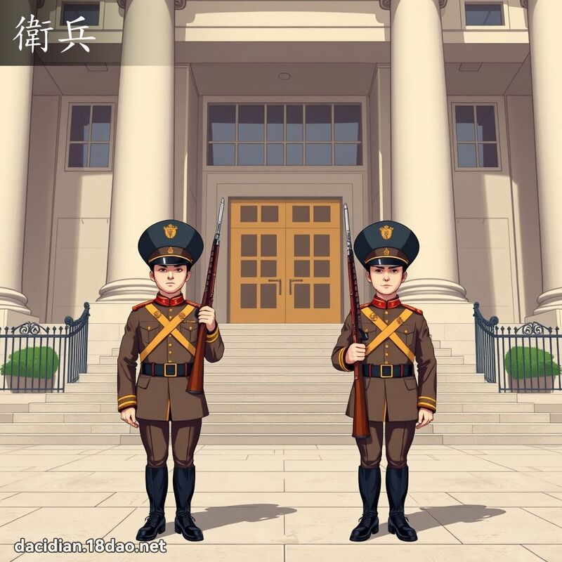 衛兵 - 國語大辭典配圖