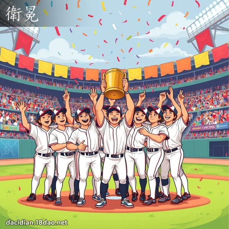 衛冕 - 國語大辭典配圖