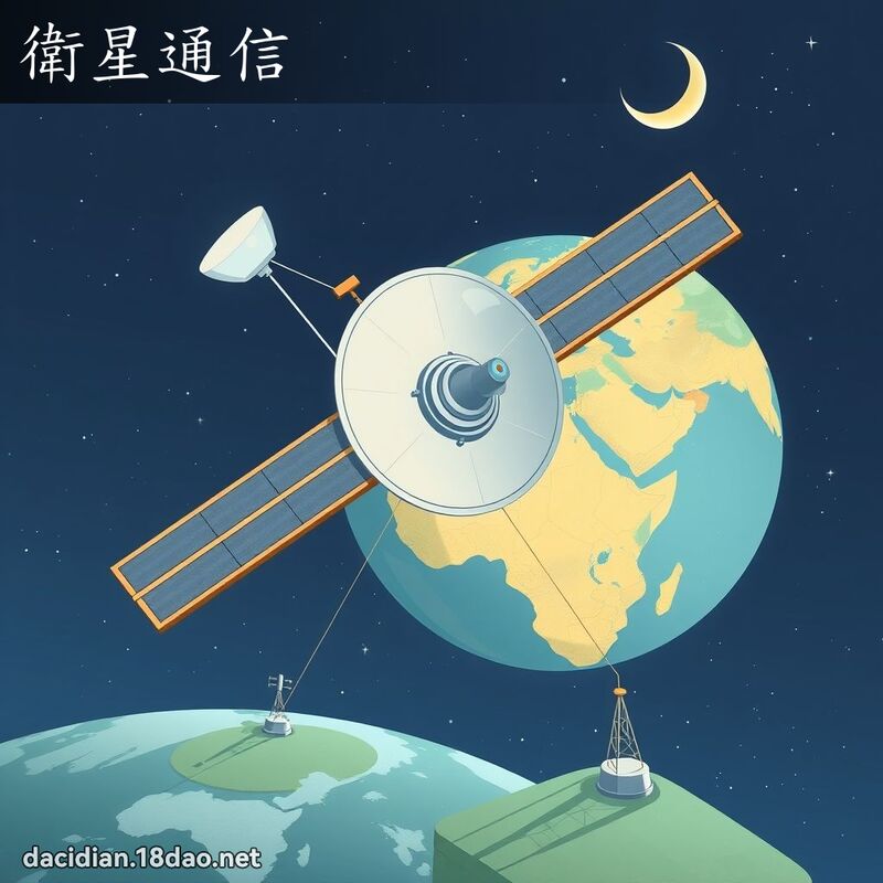 卫星通信 - 国语大辞典配图