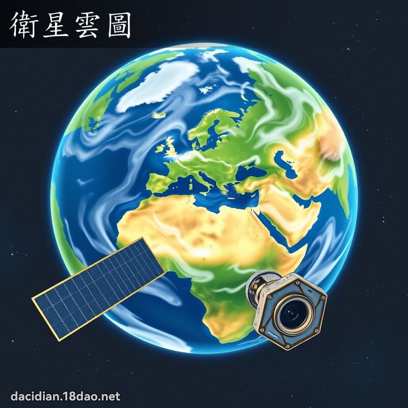 卫星云图 - 国语大辞典配图